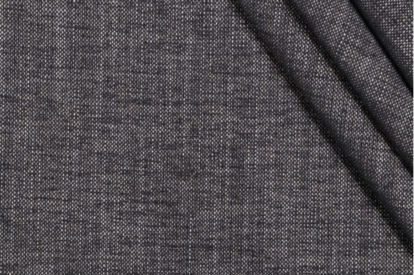 1 Yard Crypton Nomad High Performance Woven Chenille Upholstery Fabric in Charcoal