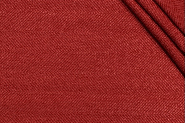 1 Yard Valdese Weavers Jumper Woven Crypton Home Finish Upholstery Fabric in Paprika