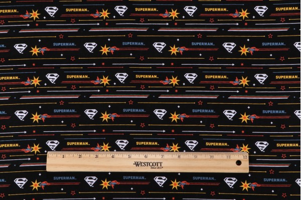 Click for Superman Licensed Retro Action Printed Cotton Craft Fabric  Superman Licensed Retro Action Printed Cotton Craft Fabric