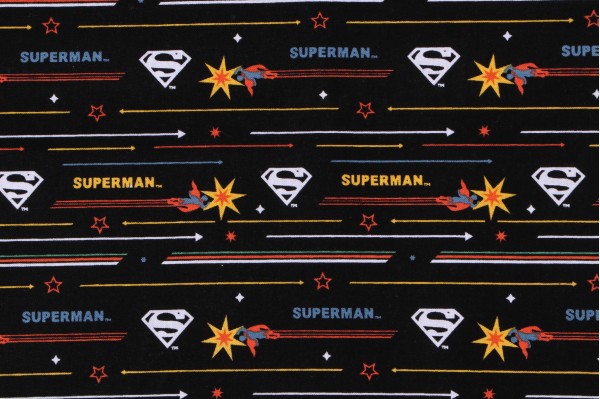 Click for Superman Licensed Retro Action Printed Cotton Craft Fabric  Superman Licensed Retro Action Printed Cotton Craft Fabric