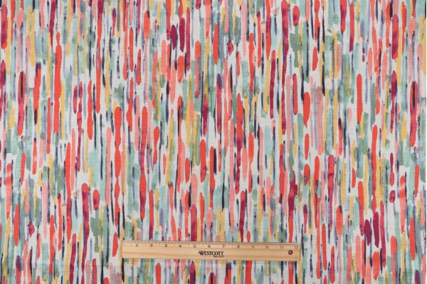 Click for Mill Creek Ozak-Sussex Printed Cotton Drapery Fabric in Punch  Mill Creek Ozak-Sussex Printed Cotton Drapery Fabric in Punch