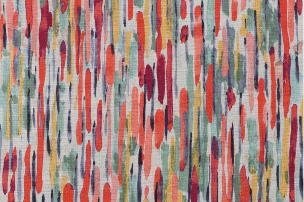 Click for Mill Creek Ozak-Sussex Printed Cotton Drapery Fabric in Punch  Mill Creek Ozak-Sussex Printed Cotton Drapery Fabric in Punch