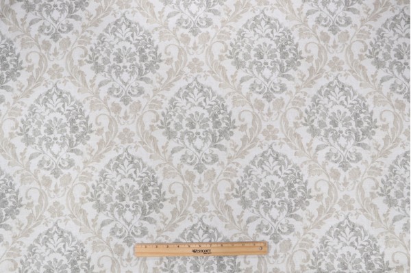 Sample of Mill Creek Pattonville-Pierside Printed Polyester Drapery Fabric in Wheat 