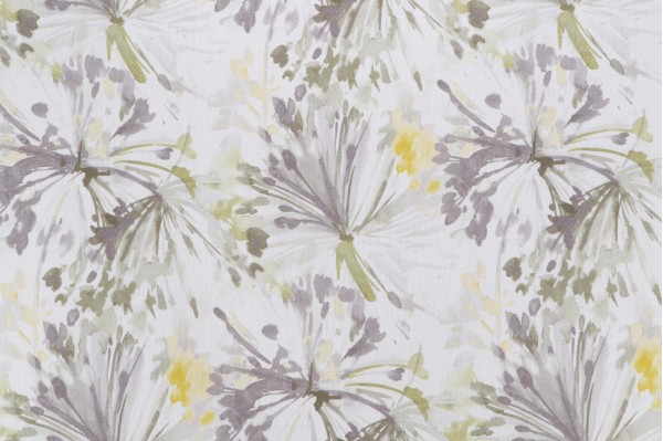 Click for Mill Creek Bodmin-Opulence Printed Cotton Drapery Fabric in Silver Frost  Mill Creek Bodmin-Opulence Printed Cotton Drapery Fabric in Silver Frost
