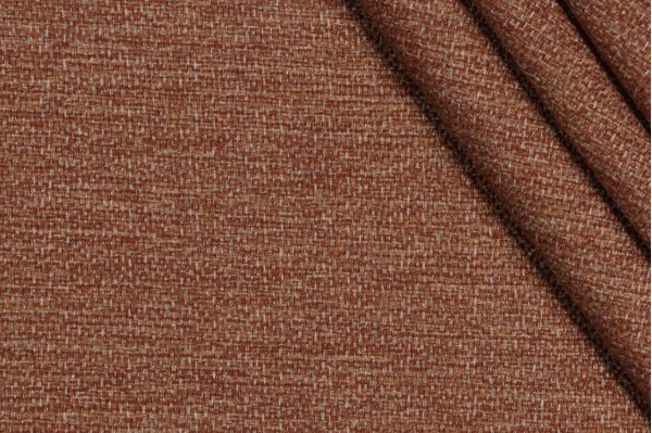 Richloom Fortress CX Clear Malley High Performance Woven Upholstery Fabric in Paprika 