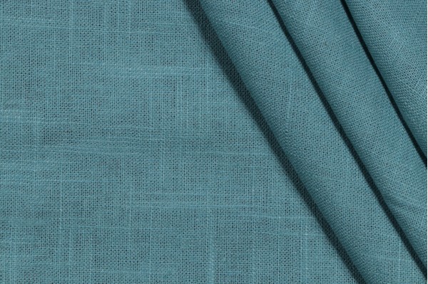 Covington Jefferson Linen Woven Drapery Fabric in 542-Caribe