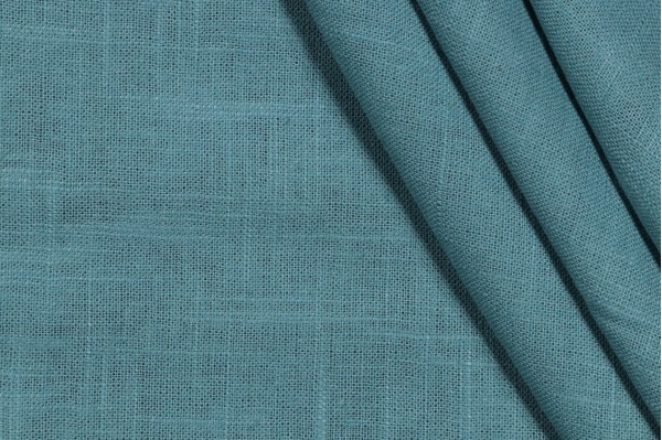 Covington Jefferson Linen Woven Drapery Fabric in 542-Caribe