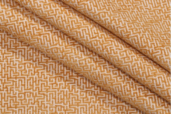 Hilary Farr Entangle Woven Chenille Upholstery Fabric in 804-Sunglow for Covington