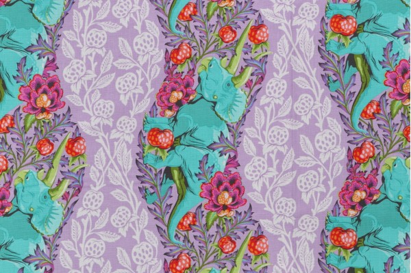 Tula Pink ROAR! Collection Trifecta Printed Cotton Craft Fabric in Mist for Free Spirit