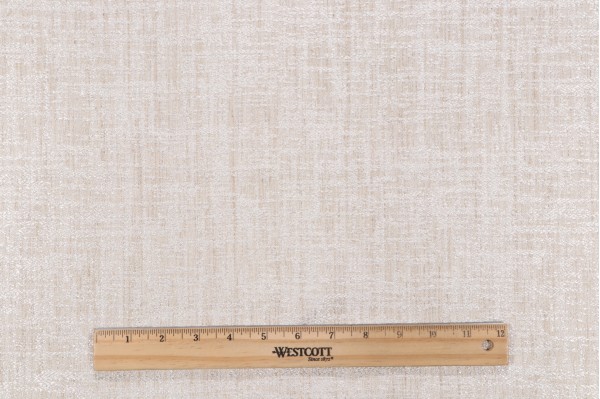 Crazy Woven Upholstery Fabric in Ivory