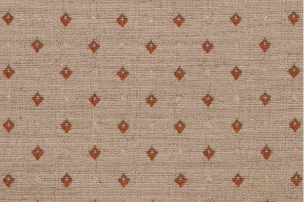 Scalamandre Pomponia Woven Chenille Upholstery Fabric in Rust