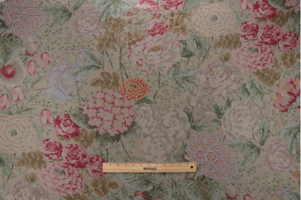 Click for 1.88 Yards Scalamandre Vera Sheer Printed Sheer Drapery Fabric in Multi Scalamandre Vera Sheer Printed Sheer Drapery Fabric in Multi