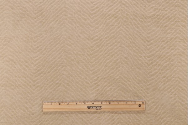 Grey Watkins Sahara Woven Chenille Upholstery Fabric in Beige
