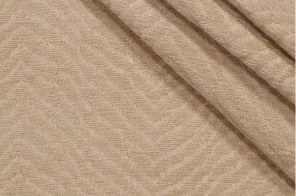 Grey Watkins Sahara Woven Chenille Upholstery Fabric in Beige