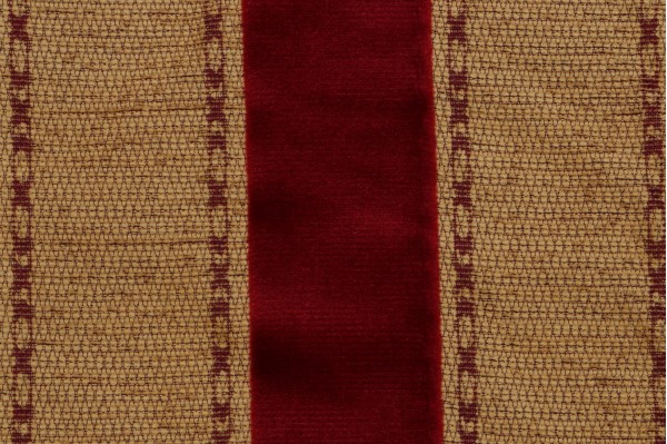 Grey Watkins Avalon Velvet Upholstery Fabric in Red