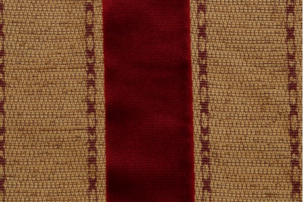 Grey Watkins Avalon Velvet Upholstery Fabric in Red