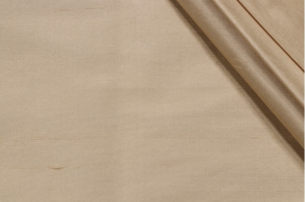 Titan Silk Decorator Fabric in Beige