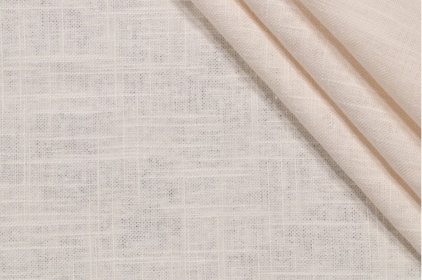 Wexford Linen Woven Decorator Fabric in Cloud