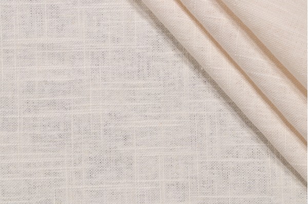 Wexford Linen Woven Decorator Fabric in Cloud