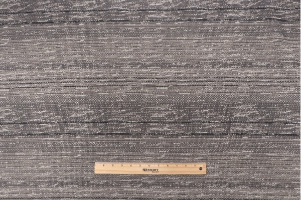 Capote Woven Upholstery Fabric in Charcoal