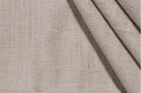 Crypton Castle High Performance Woven Chenille Upholstery Fabric in Flax