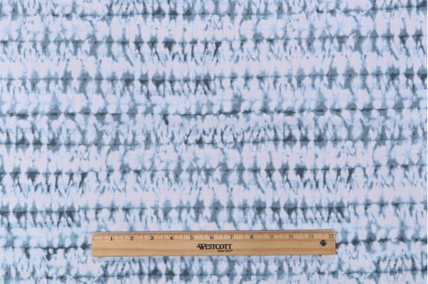 Mill Creek Samarkand Printed Linen Drapery Fabric in Aqua