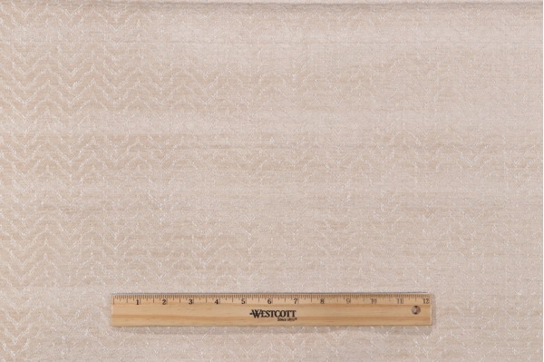 Lotte Woven Chenille Upholstery Fabric in Vanilla