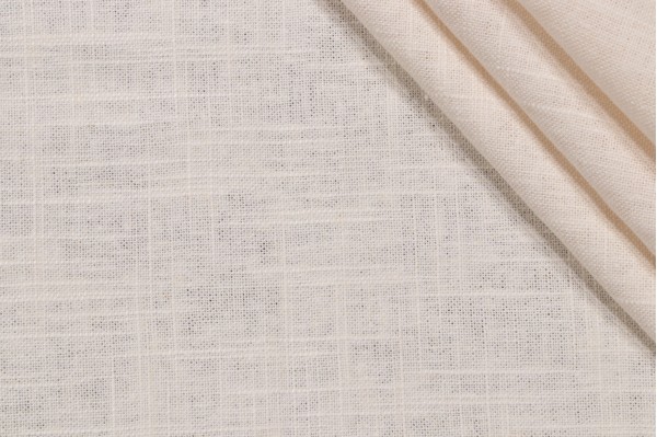 Wexford Linen Woven Decorator Fabric in Cloud