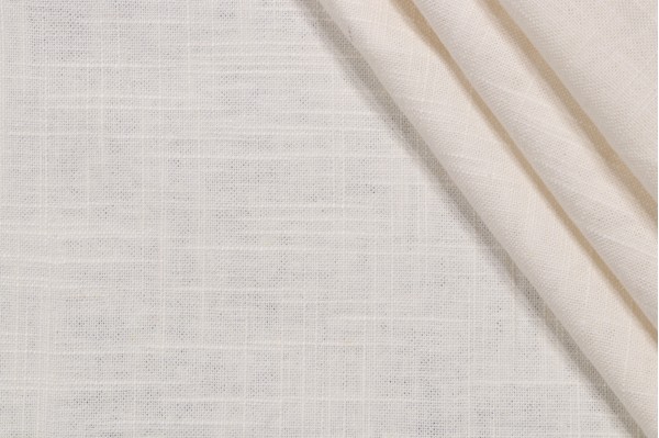 Wexford Linen Woven Decorator Fabric in Oyster