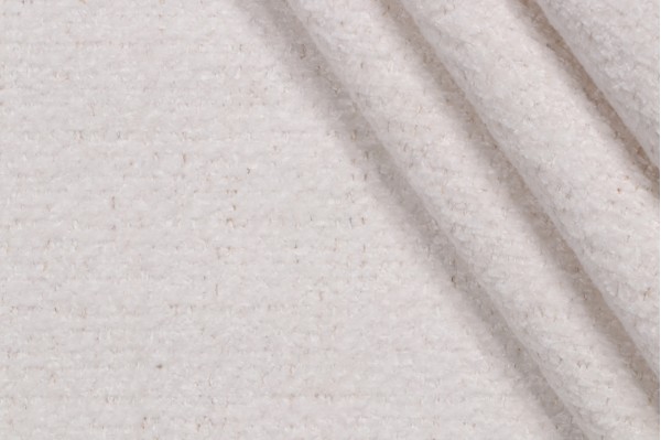 Click for .88 Yards Crypton Dorado High Performance Chenille Upholstery Fabric in Snow Crypton Dorado High Performance Chenille Upholstery Fabric in Snow