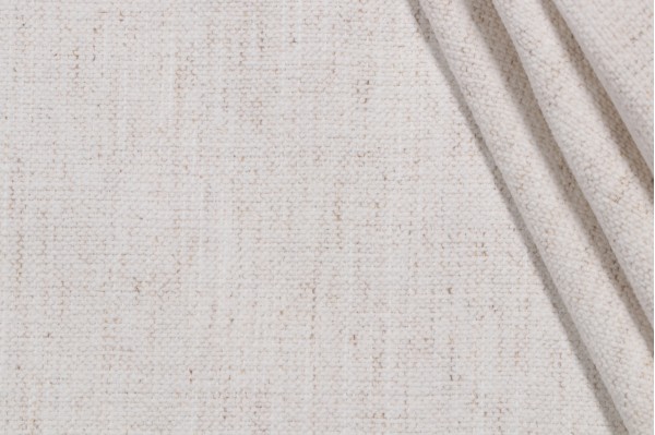 Crypton Nomad High Performance Woven Chenille Upholstery Fabric in Snow