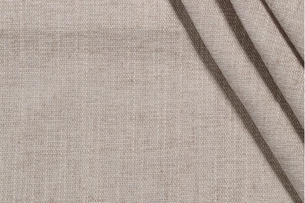 Crypton Castle High Performance Woven Chenille Upholstery Fabric in Flax