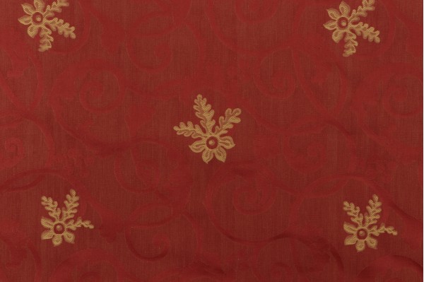 Grey Watkins Perugia Woven Decorator Fabric in Rust