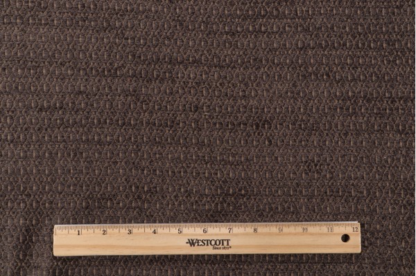 Grey Watkins Jackson Hole Woven Chenille Upholstery Fabric in Teak