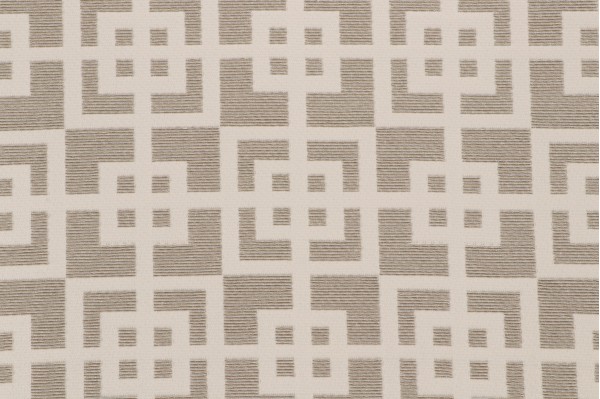 Scalamandre Times Squared Woven Decorator Fabric in Ivory