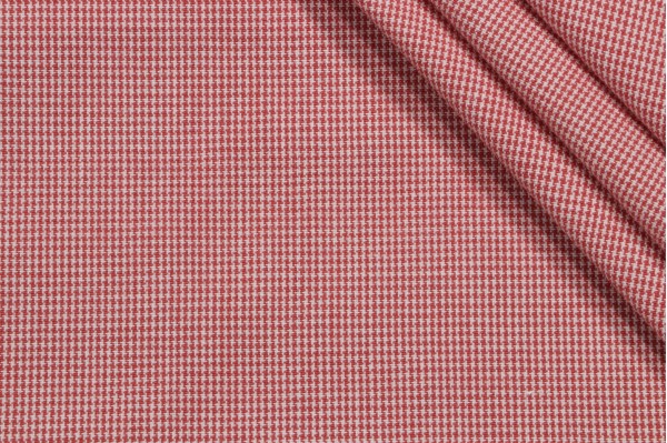Grey Watkins Chatham Plaid Woven Decorator Fabric in Rose