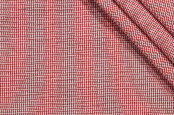 Grey Watkins Chatham Plaid Woven Decorator Fabric in Rose