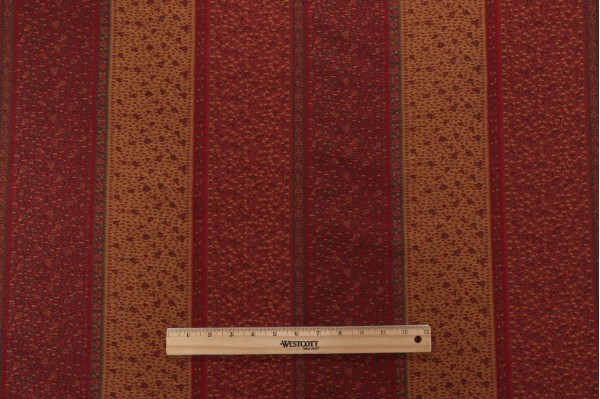Fonthill Babi Tapestry Upholstery Fabric in Red/Gold
