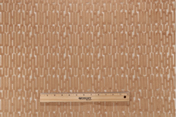 Carey Velvet Upholstery Fabric in Fawn