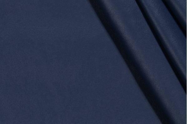Sample of Vinyl Upholstery Fabric in Navy 