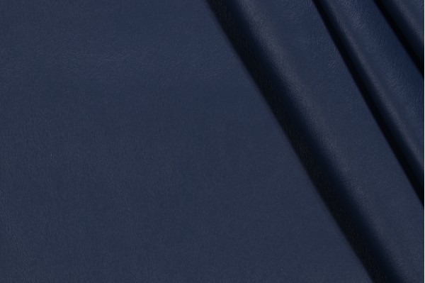 Sample of Vinyl Upholstery Fabric in Navy 