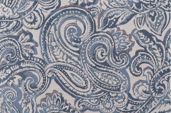 Fabricut Ringtone Tapestry Upholstery Fabric in Chambray 