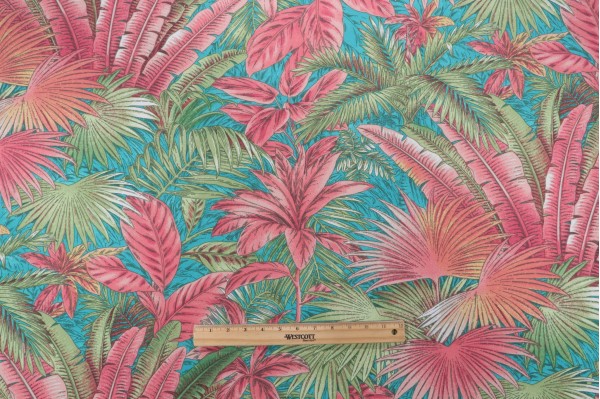 Tommy Bahama Bahamian Breeze Printed Polyester Outdoor Fabric in Capri 