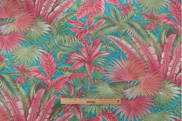 Tommy Bahama Bahamian Breeze Printed Polyester Outdoor Fabric in Capri 