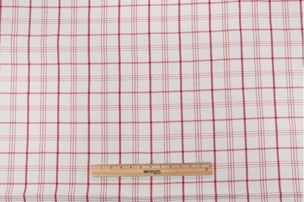 Click for Laura & Kiran Newport Plaid Woven Upholstery Fabric in Cherry  Laura & Kiran Newport Plaid Woven Upholstery Fabric in Cherry