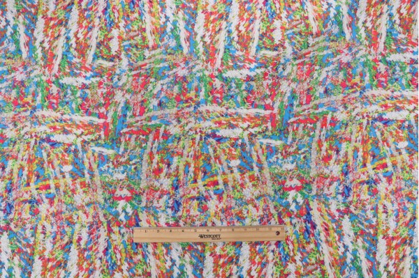 Sample of Circus Printed Drapery Fabric in Jewel 