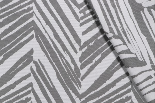 Click for Terrasol-Hatteras Reversible Polyester Outdoor Fabric in Pewter  Terrasol-Hatteras Reversible Polyester Outdoor Fabric in Pewter