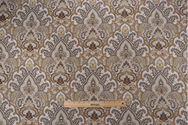 Hamilton Patterson Chenille Tapestry Upholstery Fabric in Topaz 