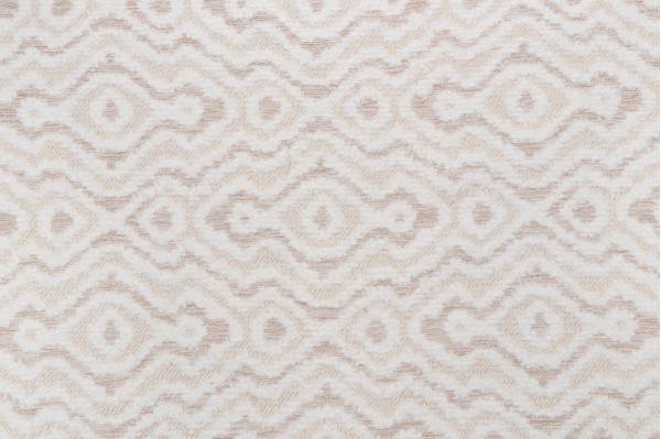 Odette Woven Chenille Upholstery Fabric in Ivory 
