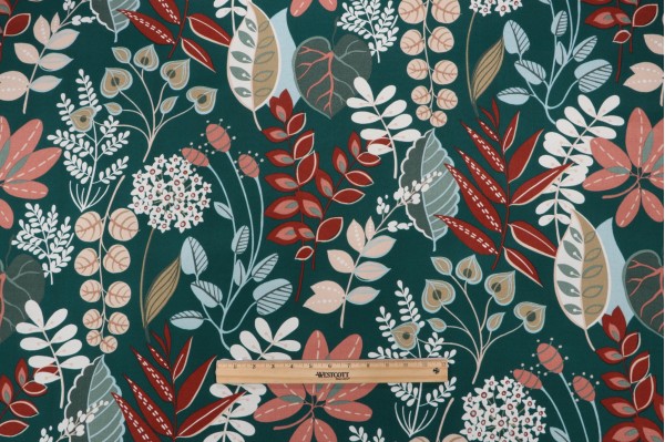 Click for Richloom Windcrest Printed Polyester Outdoor Fabric in Spruce  Richloom Windcrest Printed Polyester Outdoor Fabric in Spruce